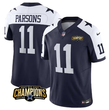 Micah Parsons Dallas Cowboys navy-white FUSE jersey