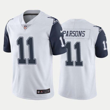 Dallas Cowboys #11 Micah Parsons White 2021 Draft Jersey