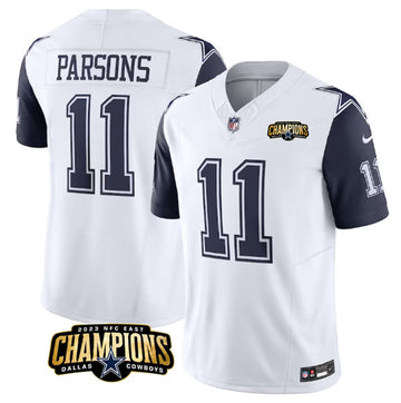 Micah Parsons Dallas Cowboys white-navy FUSE jersey