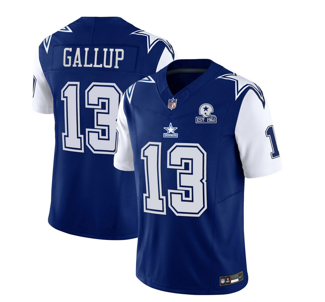 Michael Gallup Dallas Cowboys navy FUSE jersey