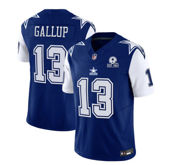 Michael Gallup Dallas Cowboys navy FUSE jersey