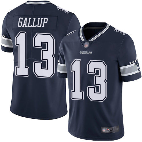 Dallas Cowboys #13 Michael Gallup Navy Jersey