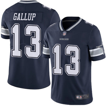Dallas Cowboys #13 Michael Gallup Navy Jersey