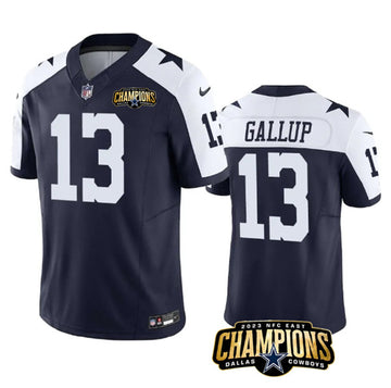 Michael Gallup Dallas Cowboys navy-white FUSE jersey