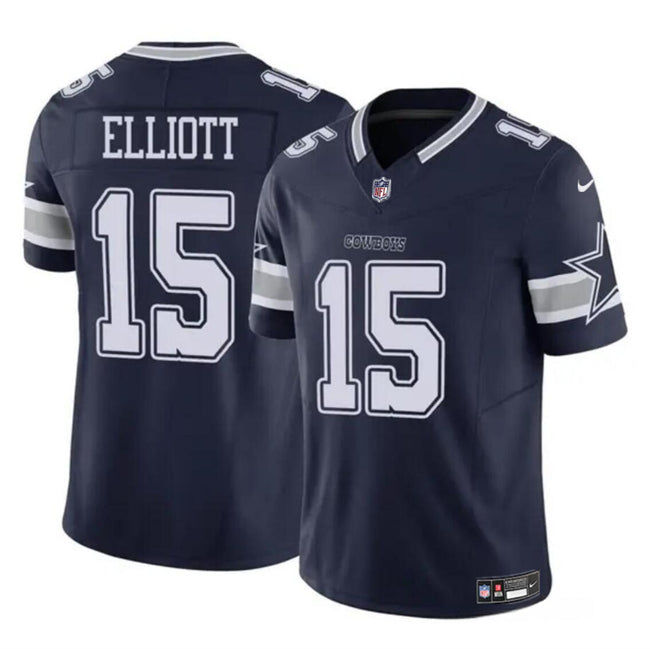 Ezekiel Elliott Dallas Cowboys navy FUSE jersey