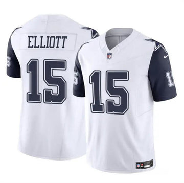 Ezekiel Elliott Dallas Cowboys white Color Rush jersey