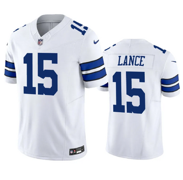 Trey Lance Dallas Cowboys white FUSE jersey