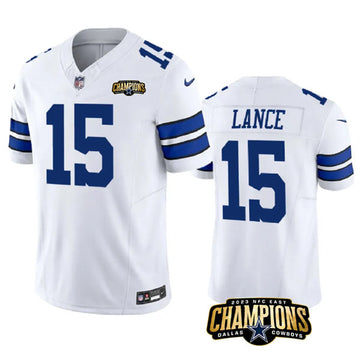 Trey Lance Dallas Cowboys white FUSE jersey