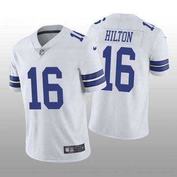 Dallas Cowboys #16 TY Hilton White Jersey