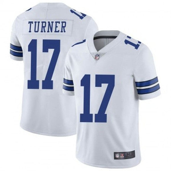 Dallas Cowboys #17 Malik Turner White Jersey