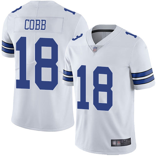 Dallas Cowboys #18 Randall Cobb White Jersey