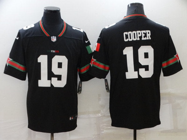 Dallas Cowboys #19 Amari Cooper Black Mexico Jersey