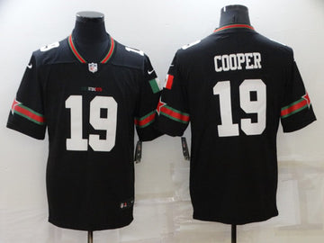 Dallas Cowboys #19 Amari Cooper Black Mexico Jersey