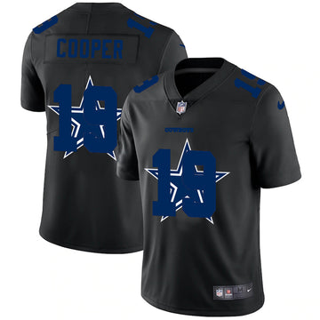 Dallas Cowboys #19 Amari Cooper Black Shadow Logo Jersey