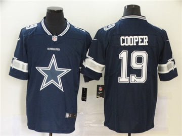 Dallas Cowboys #19 Amari Cooper Navy 2020 Team Big Logo Jersey