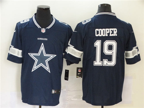 Dallas Cowboys #19 Amari Cooper Navy 2020 Team Big Logo Jersey