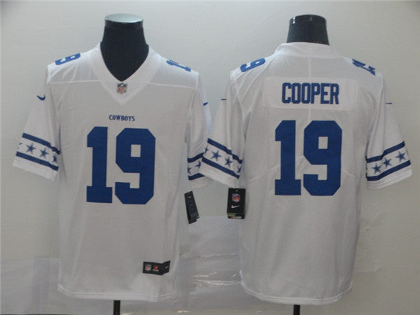Dallas Cowboys #19 Amari Cooper White 2019 Team Logo Cool Edition Jersey