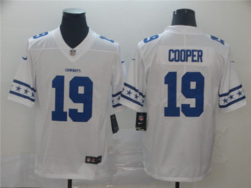 Dallas Cowboys #19 Amari Cooper White 2019 Team Logo Cool Edition Jersey