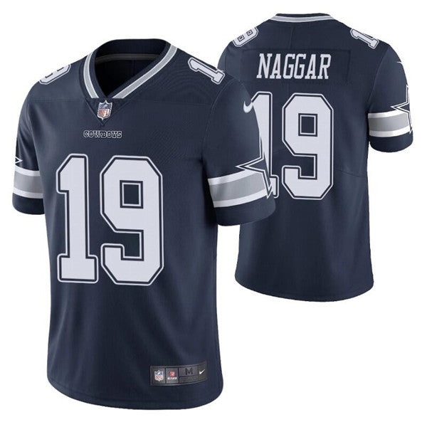 Dallas Cowboys #19 Chris Naggar Navy Jersey