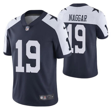 Dallas Cowboys #19 Chris Naggar Navy-White Jersey