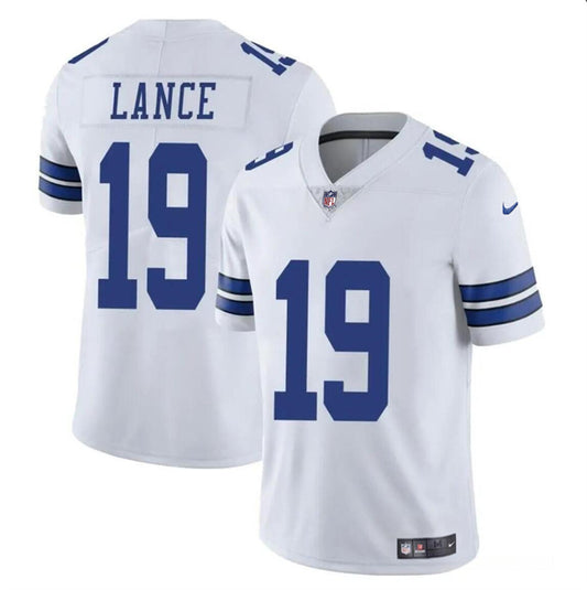 Dallas Cowboys #19 Trey Lance White Jersey