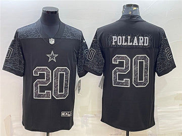 Tony Pollard Dallas Cowboys black jersey