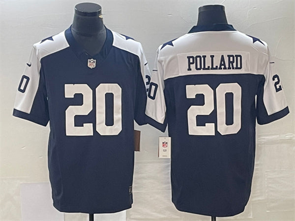 Tony Pollard Dallas Cowboys navy jersey