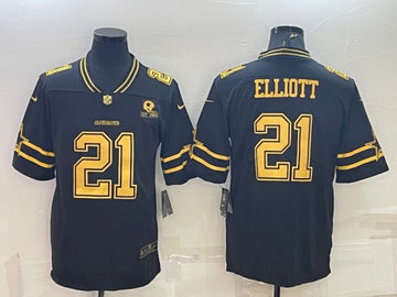 Ezekiel Elliott Dallas Cowboys black jersey