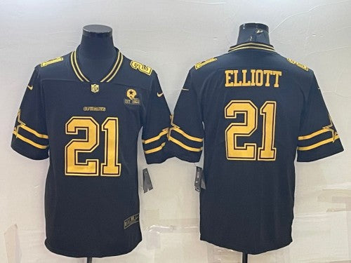 Ezekiel Elliott Dallas Cowboys black jersey