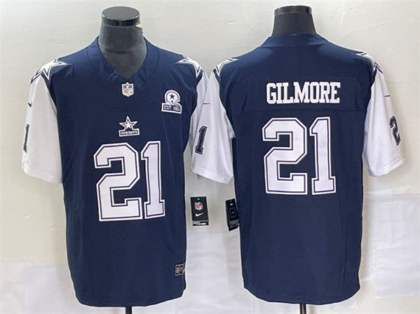 Stephon Gilmore Dallas Cowboys navy FUSE jersey