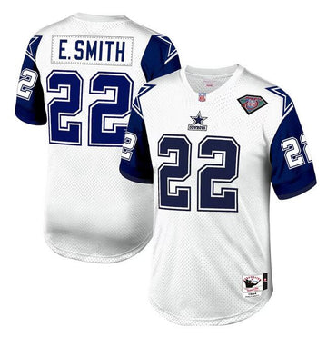 Emmitt Smith Dallas Cowboys white Throwback jersey