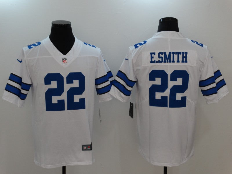Dallas Cowboys #22 Emmitt Smith White Player Jersey