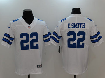 Dallas Cowboys #22 Emmitt Smith White Player Jersey