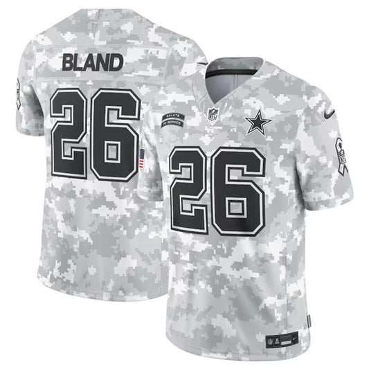 Dallas Cowboys #26 DaRon Bland Arctic Camo 2024 FUSE Salute to Service Jersey