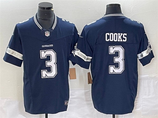 Brandin Cooks Dallas Cowboys navy FUSE jersey
