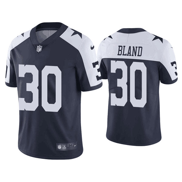 Dallas Cowboys #30 DaRon Bland Navy Jersey