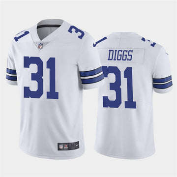 Dallas Cowboys #31 Trevon Diggs 2020 White Custom Jersey