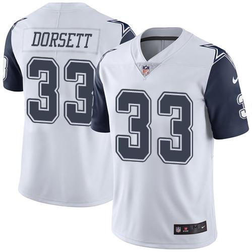 Dallas Cowboys #33 Tony Dorsett White Jersey