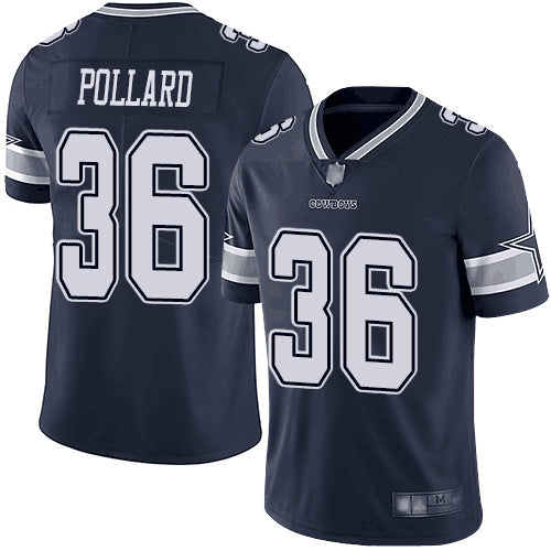 Dallas Cowboys #36 Tony Pollard Navy Jersey