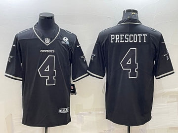 Dak Prescott Dallas Cowboys black jersey