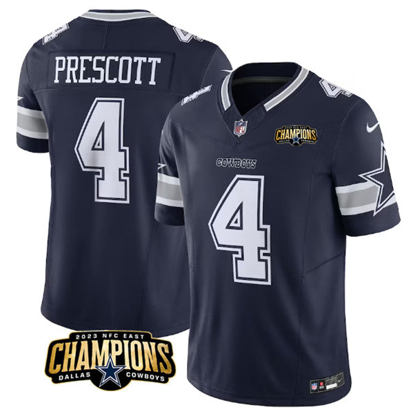 Dak Prescott Dallas Cowboys navy FUSE jersey
