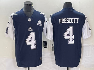 Dak Prescott Dallas Cowboys navy FUSE jersey