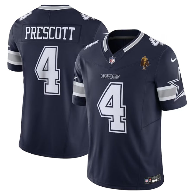 Dak Prescott Dallas Cowboys navy FUSE jersey
