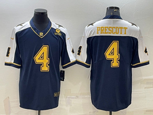 Dak Prescott Dallas Cowboys navy jersey