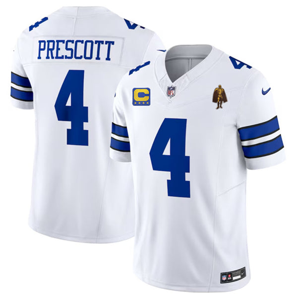 Dak Prescott Dallas Cowboys white FUSE jersey