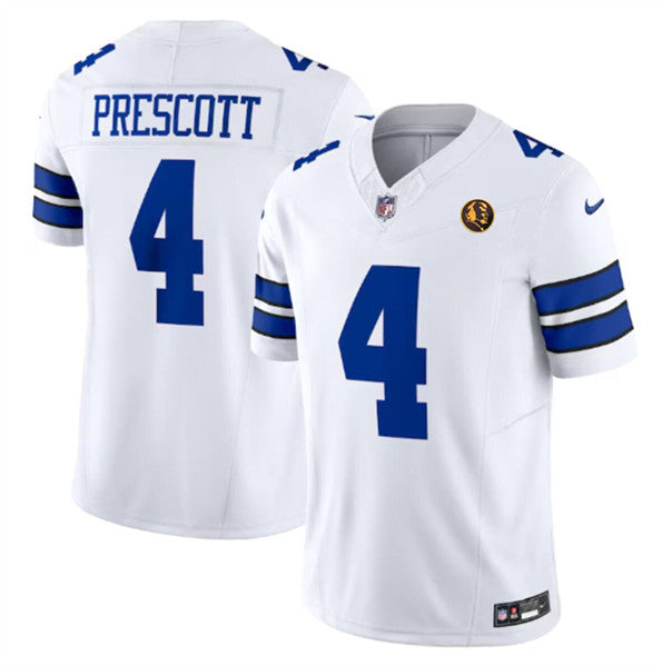 Dak Prescott Dallas Cowboys white FUSE jersey