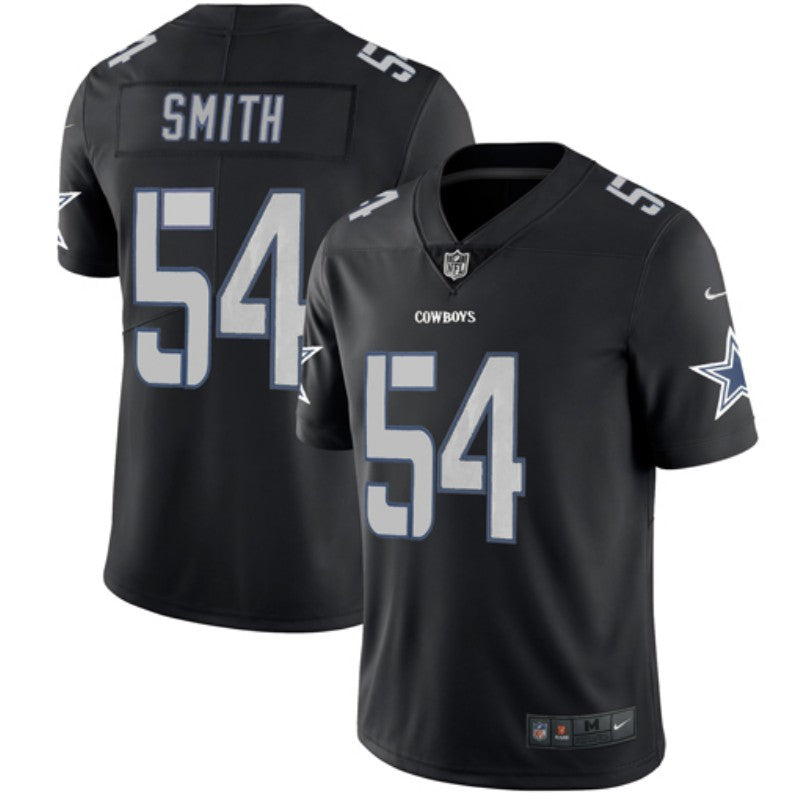 Dallas Cowboys #54 Jaylon Smith Black Impact Jersey