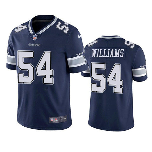 Dallas Cowboys #54 Sam Williams Navy Jersey