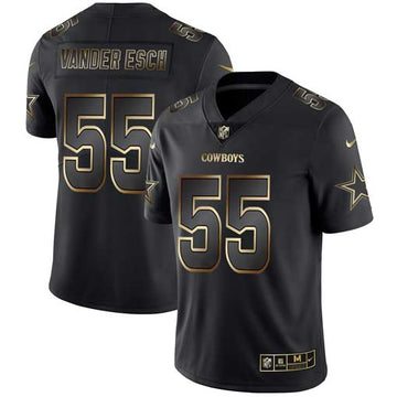 Dallas Cowboys #55 Leighton Vander 2019 Black Gold Edition Jersey