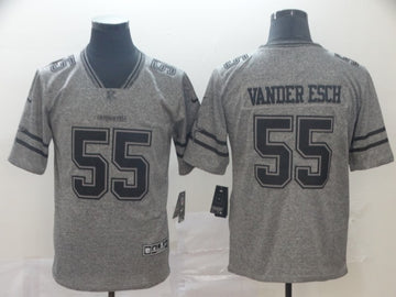 Dallas Cowboys #55 Leighton Vander Esch Grey Jersey